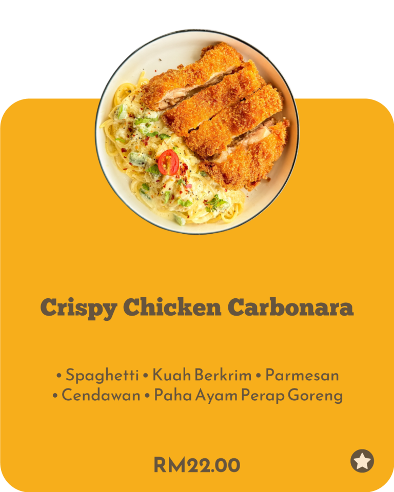 Crispy Chicken Carbonara