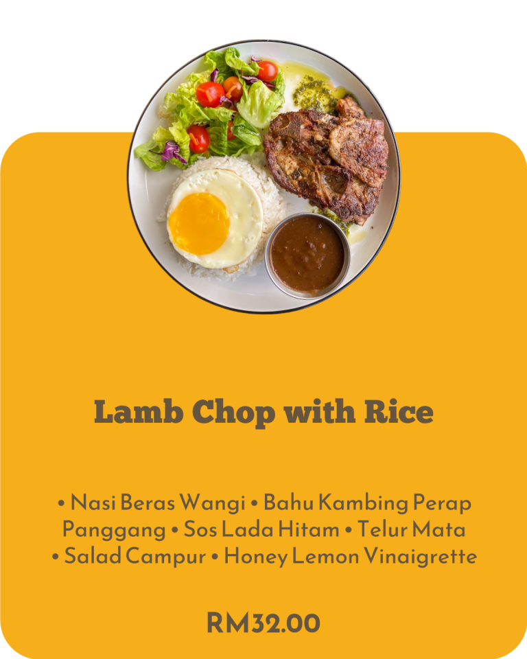 Lamb Chop with Rice