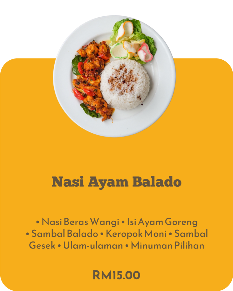 Nasi Ayam Balado