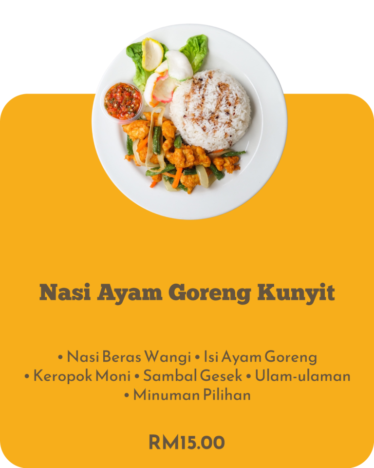 Nasi Ayam Goreng Kunyit