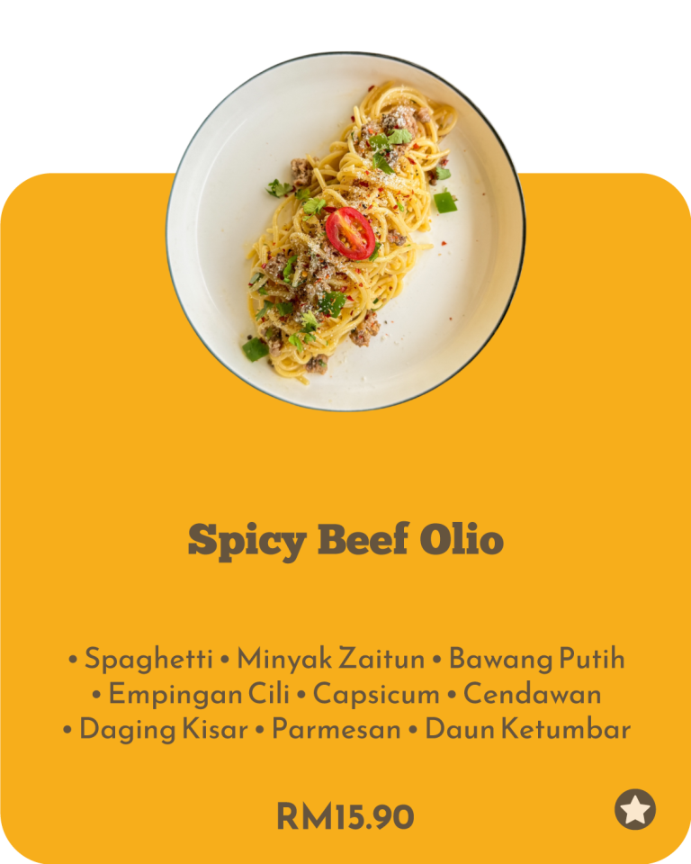 Spicy Beef Olio