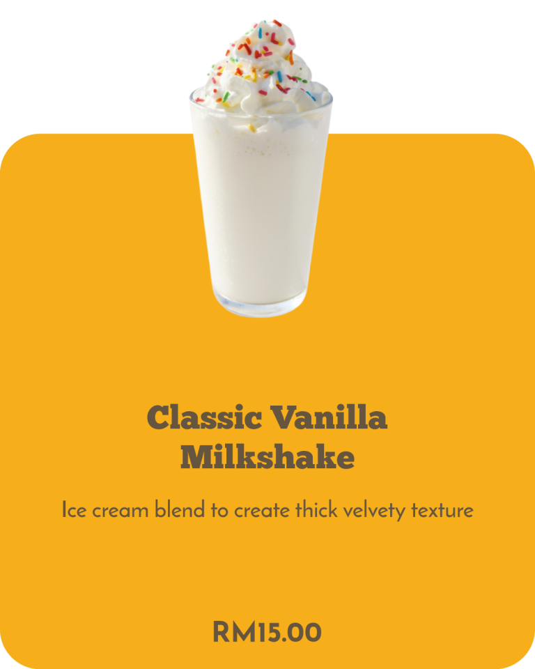 Classic Vanilla Milkshake