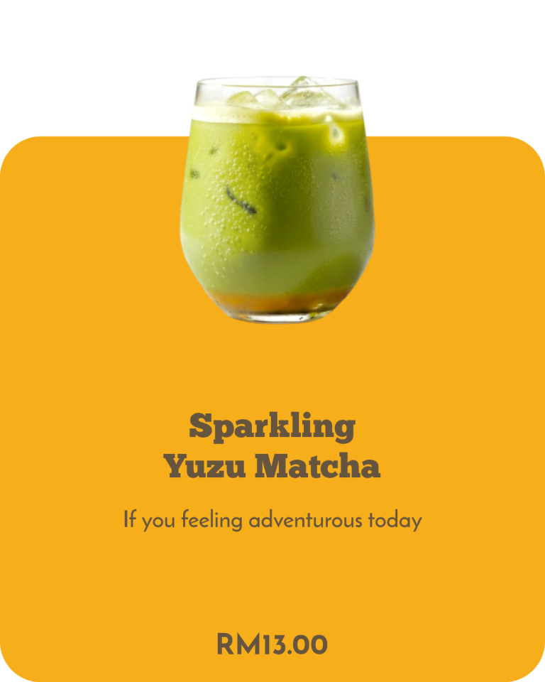 Sparkling Yuzu Matcha