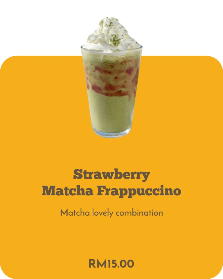 Strawberry Matcha Frappuccino